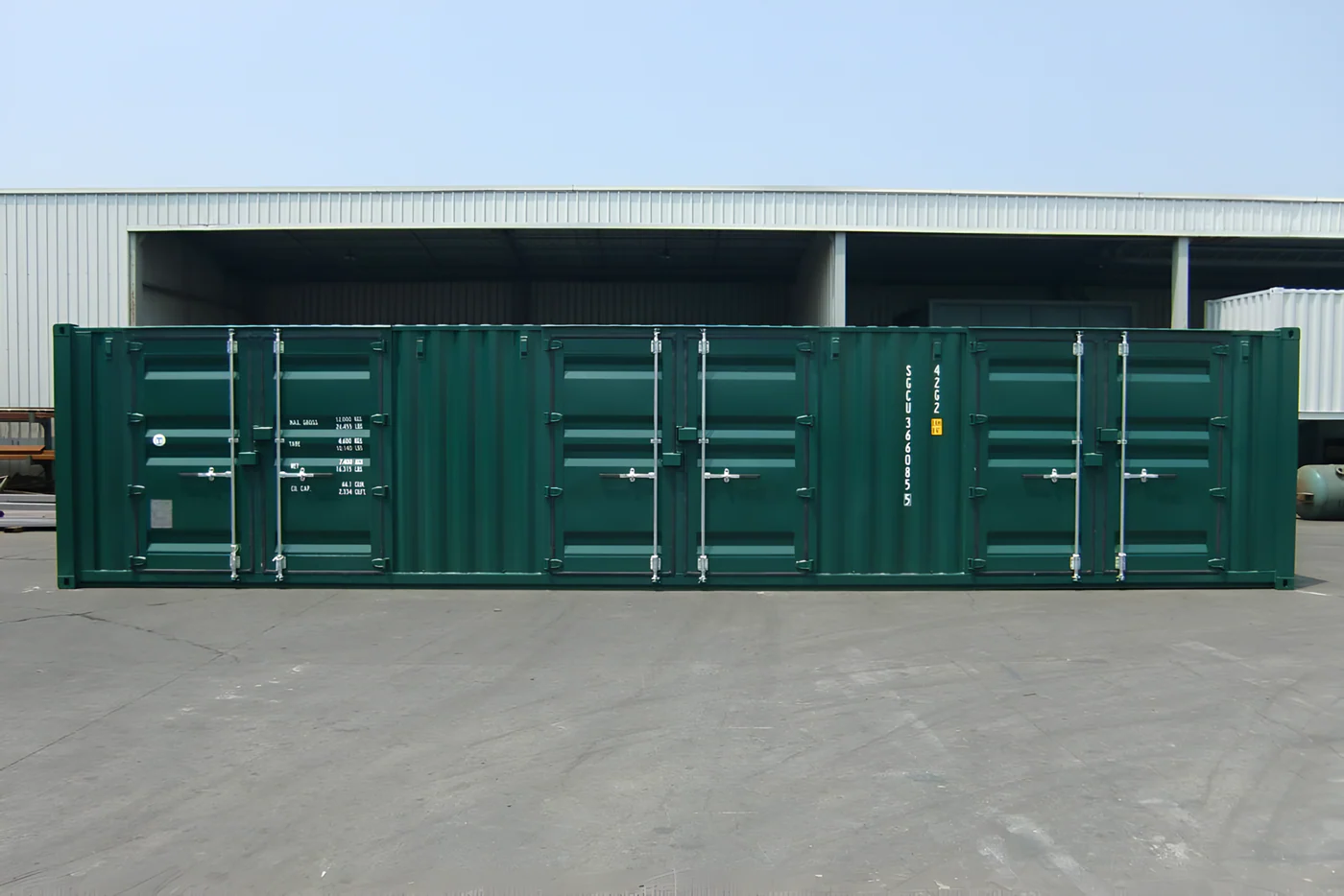 Contenedor de almacen de 40 pies y 6 puertas – Image 4