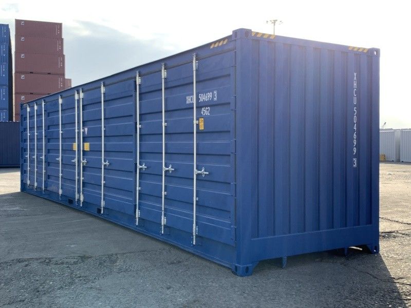 Contenedor maritímo de 40 pies HC con puertas laterales – Image 3